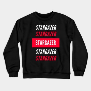 Simple Stargazer Design Crewneck Sweatshirt